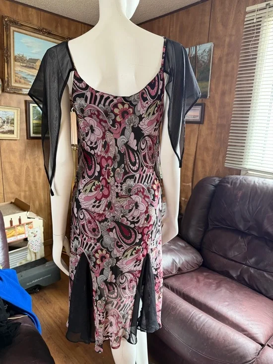 Paisley Boho Flowy Dress - Picture 5 of 7